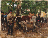 GG 024
<br/>
Veemarkt
<br/>
<em>Zwart, Willem de (1862-1931)</em>